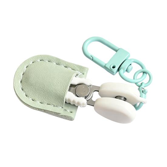 Portable Mini Scissors Keychain Carabiner Design Miniature Cutting Tool for Sewing Travel Ultra Sharp Small Snips for Threads And Tags