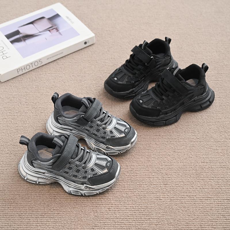 Children's Sports Shoes, New Spring and Autumn Models, Girls' Dad Shoes, Breathable Boys' Casual Running Shoes, Trendy Brand for Toddlers