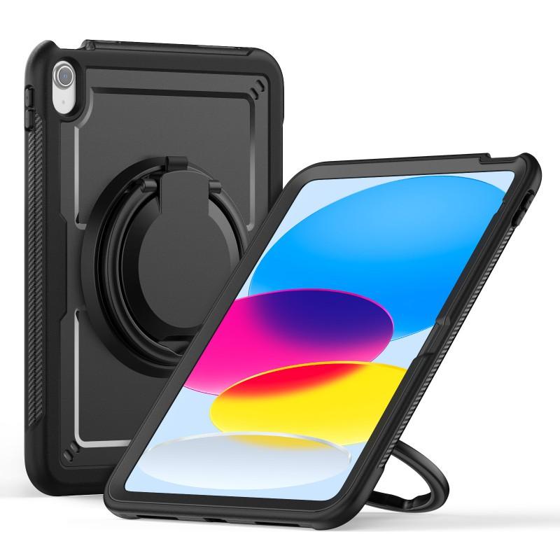IPad 10th Gen Case 10.2 Inch Shockproof Cover Air 4/5 Rotating Stand Pro 11 Honeycomb Portable