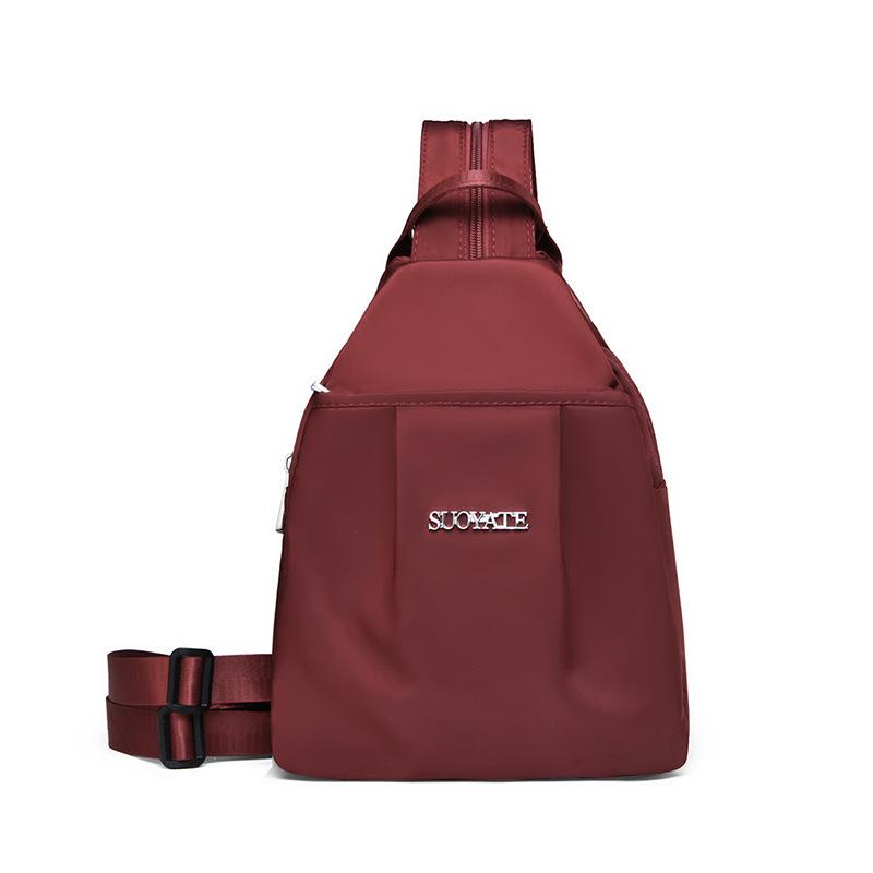 Women's Backpack Large Capacity Shoulder Bag Multifunctional Crossbody Chest Bag