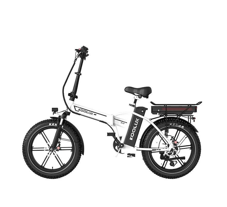 KOOLUX X11 750W Motor 48V23.4 Ah Battery Dual Battery E-bike City Foldable Electric Bicycle 20 Inch Fat Tires Electric Bike