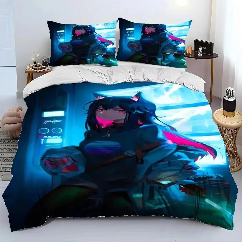 Zero Two DARLING In The FRANXX Cartoon Bedding Set Bedroom Soft Modern Bedspreads Comefortable Duvet Cover Quilt Pillowcase