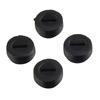 10Pcs 12/13mm Carbon Brush Holder Cap Brushes Cover Black Plastic Screw Carbon Brush Holder Cap For Electric Drill Angle Grinder