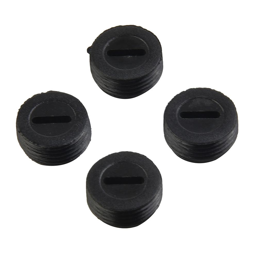 10Pcs 12/13mm Carbon Brush Holder Cap Brushes Cover Black Plastic Screw Carbon Brush Holder Cap For Electric Drill Angle Grinder