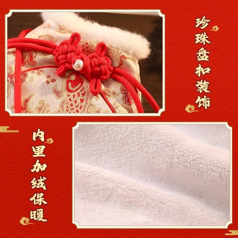 Pet Cotton Winter Coat Chinese Style New Outfit Cats Dogs Warm