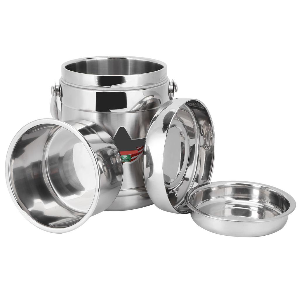 1.2L StraightShaped Stainless Steel Vacuum Lunch Box Pot Insulated Food Container for School