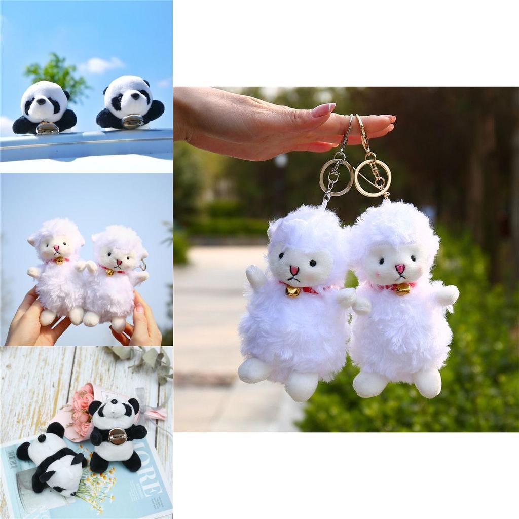 Soft And Durable Sheep Panda Stuffed Doll Gift Perfect For Any Occasion