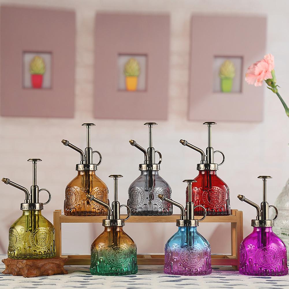 Glasgießkanne Nordischer Stil Vintage Gießkannen Sukkulenten Pflanzen Farbe Gartensprühflasche Gießkanne Gartengerät