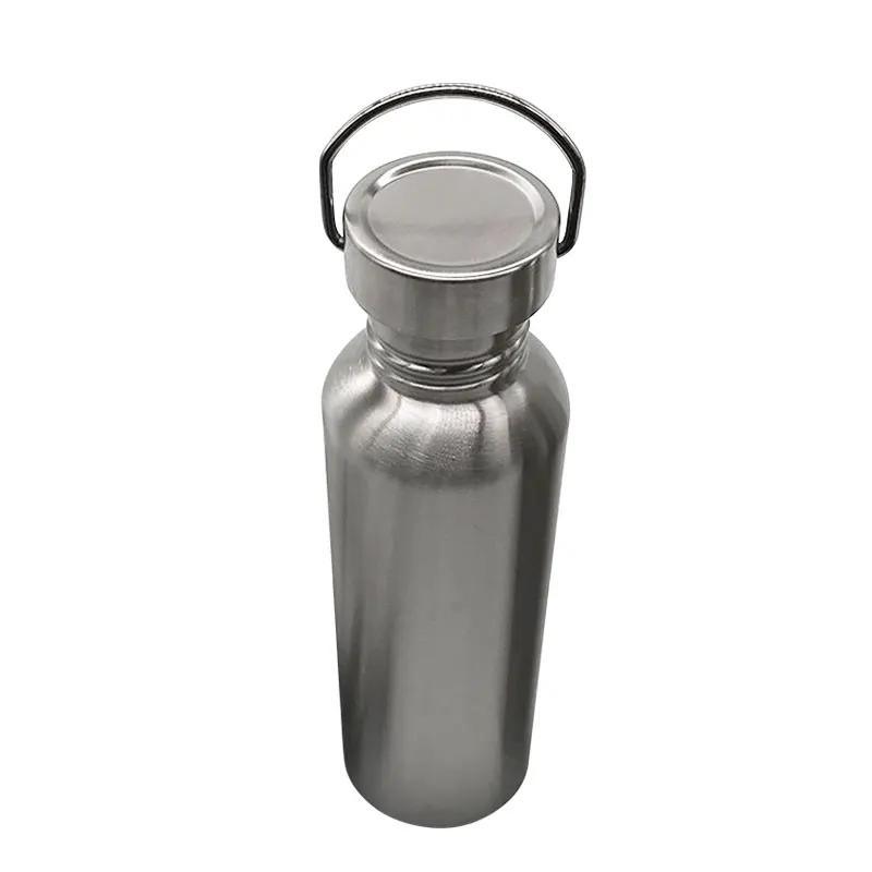 Stainless Steel Water Bottle with Bamboo Lid, BPA Free Portable Sports Flask for Outdoor Camping Cycling,350ml-1000ml