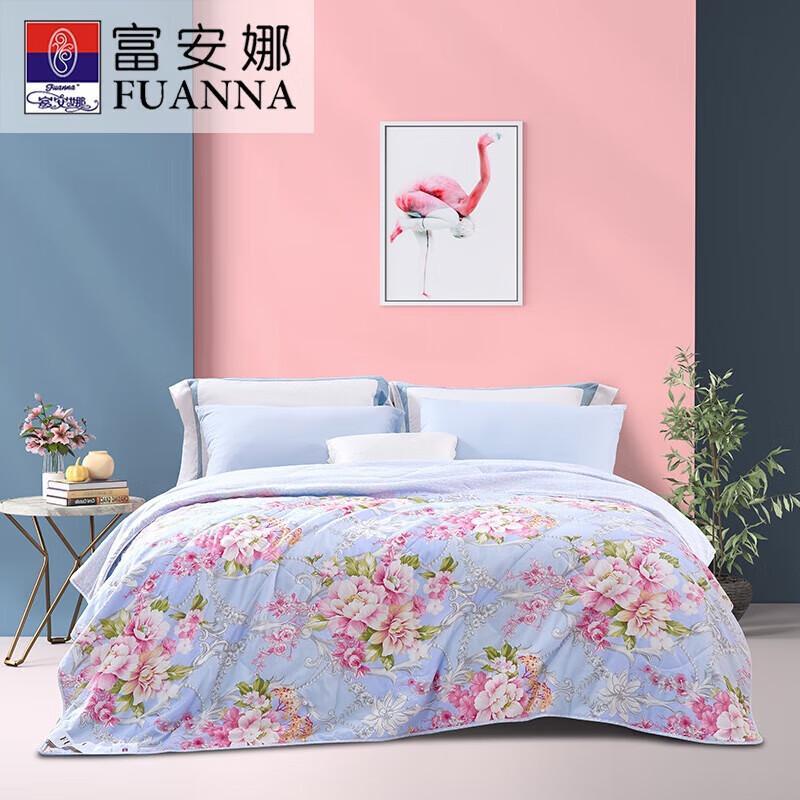 

FUANNA Drunken Flower Stream Silk Quilt