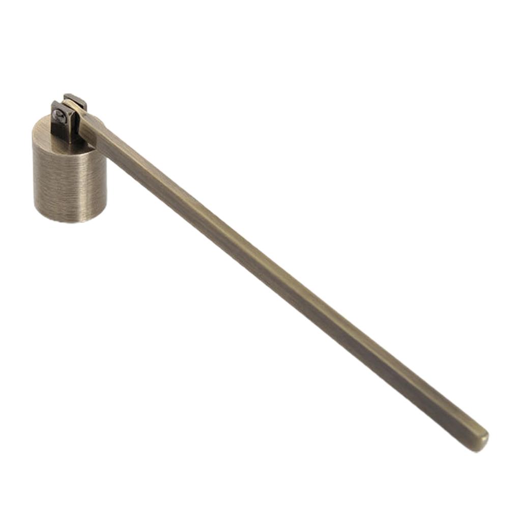 Candle Wick Snuffer Stainless Steel Wick Flame Snuffer Vintage Extinguisher with Long Handle