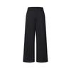FILA Fleece Lined Warm Fashion Classic Simple Casual Golf Comfortable Versatile Loose Knit Sports Pants Women bottoms Deep-Black A11W615610FBK