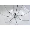 Attain POE Automatic 70cm Rib 3361 Umbrella, Windproof, Length, Clear,