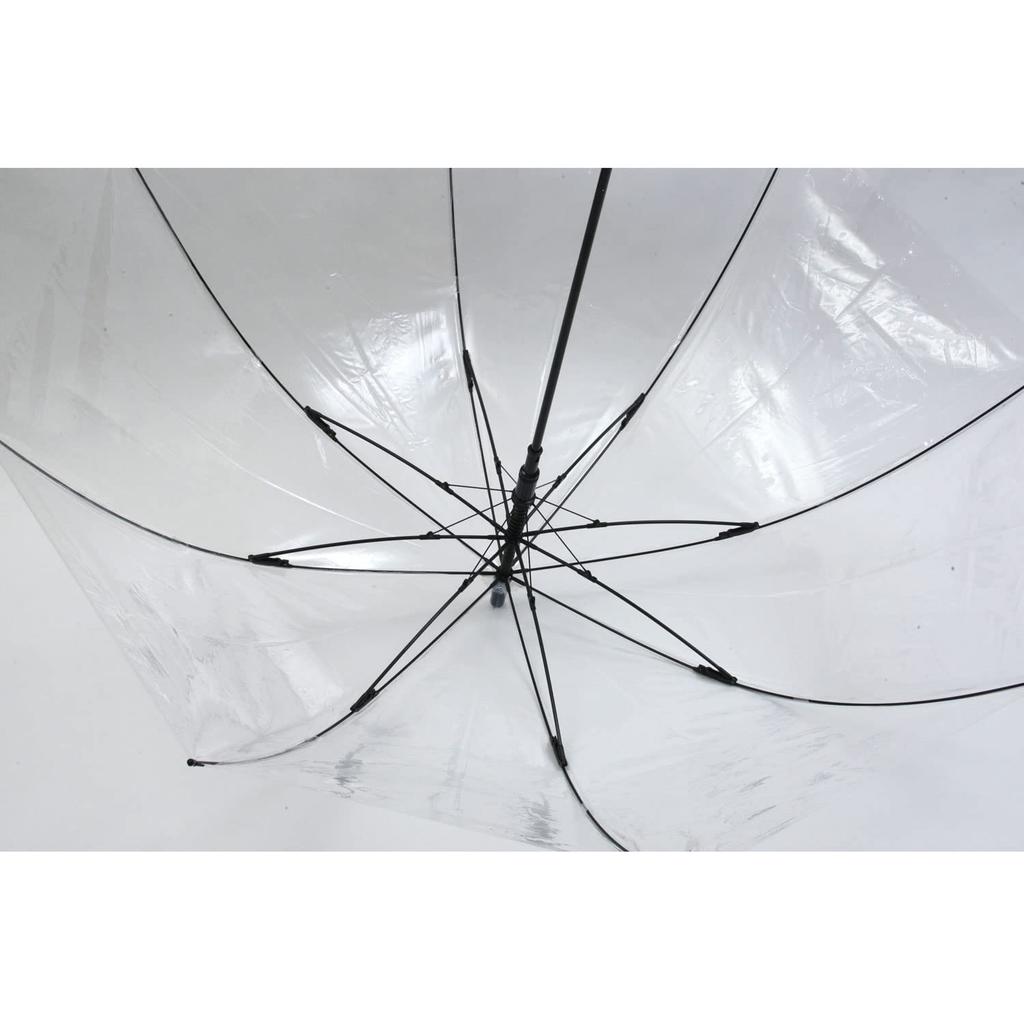Attain POE Automatic 70cm Rib 3361 Umbrella, Windproof, Length, Clear,