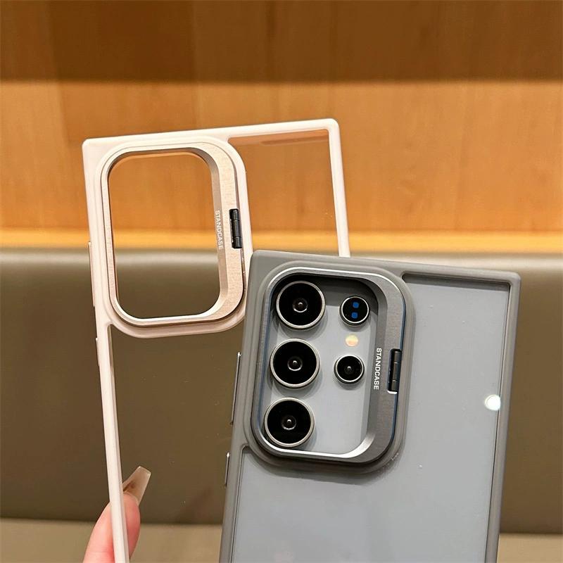 For Magsafe Magnetic Wirelesss Charge Case For Samsung Galaxy S25 S24 Ultra S22 S23 FE Plus Camera Protector Holder Clear Cover