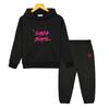 Saja Boys Hoodie Fleece Sweatshirt Jacket 2pcs Pullover+pant Kpop Demon Hunters Autumn Boy Girl Hooded Sets Kids Boutique Clothe