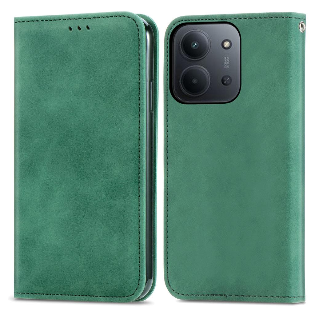 Leather Case For Xiaomi Poco C85 4G (173mm) / Redmi 15C 4G (EU) (173mm) / 15C 5G (EU) (173mm) with Card Holder Magnetic Absorption Phone Cover