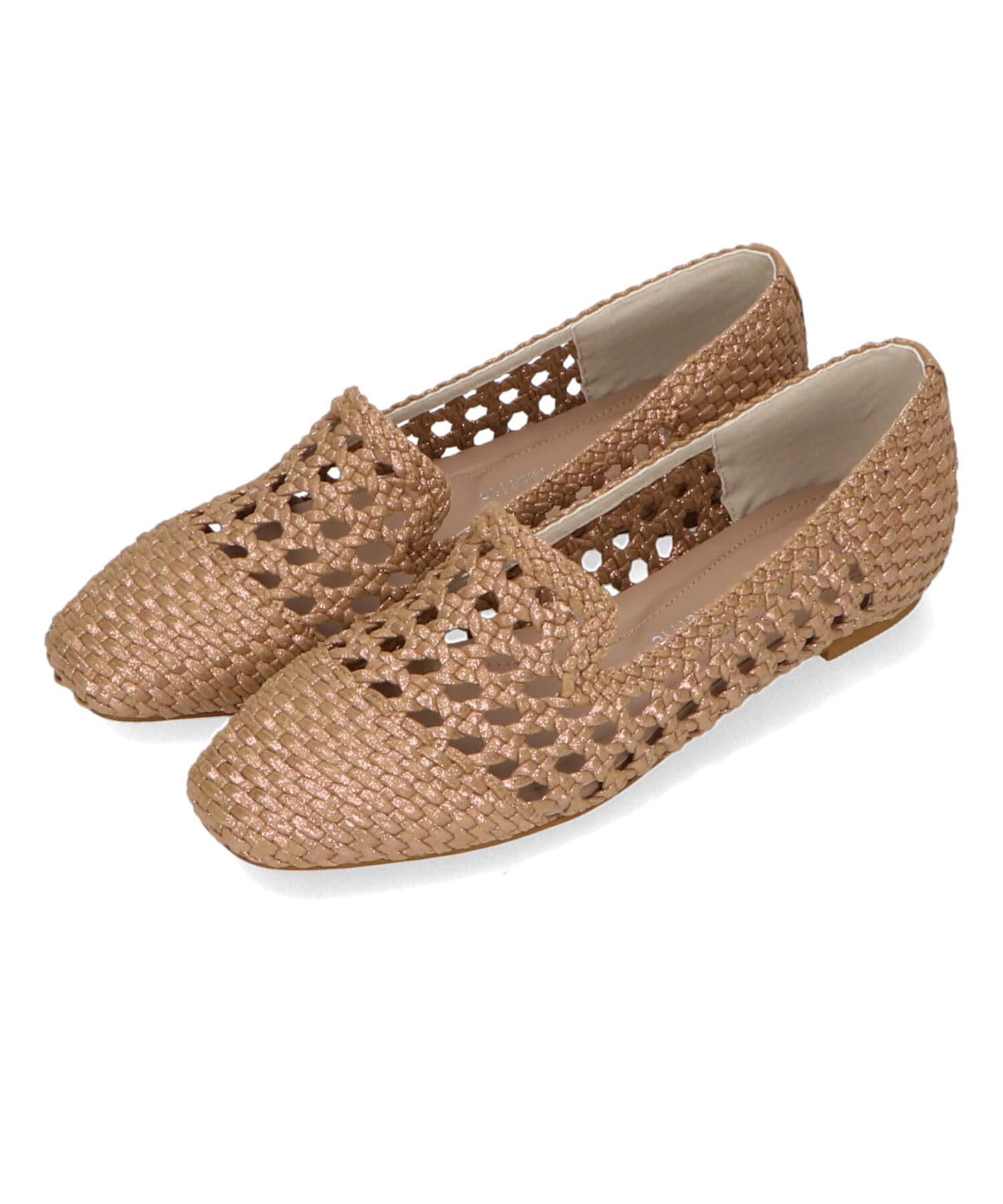 

Comfortable square large and small easy to walk 42102 BRONZE cm [Oriental Traffic] pumps, mesh, glitter, toe, sizes, in, women s 23.5 бронзовий