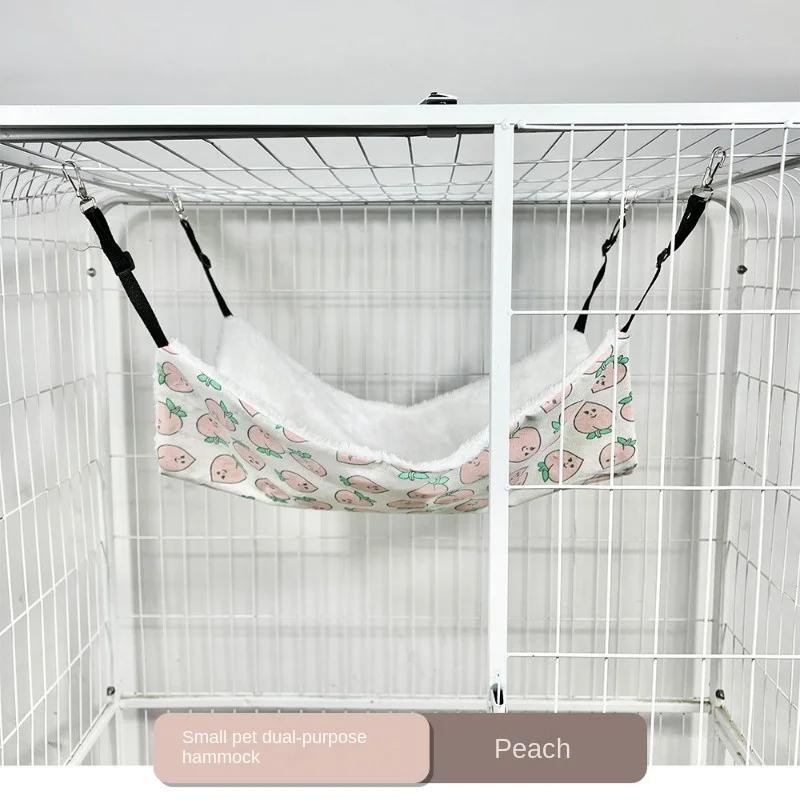 Pet Cat Nest Cat Hammock Iron Cage Breathable Double-Sided Available Hanging Pet Supplies Cat Sleeping Bag