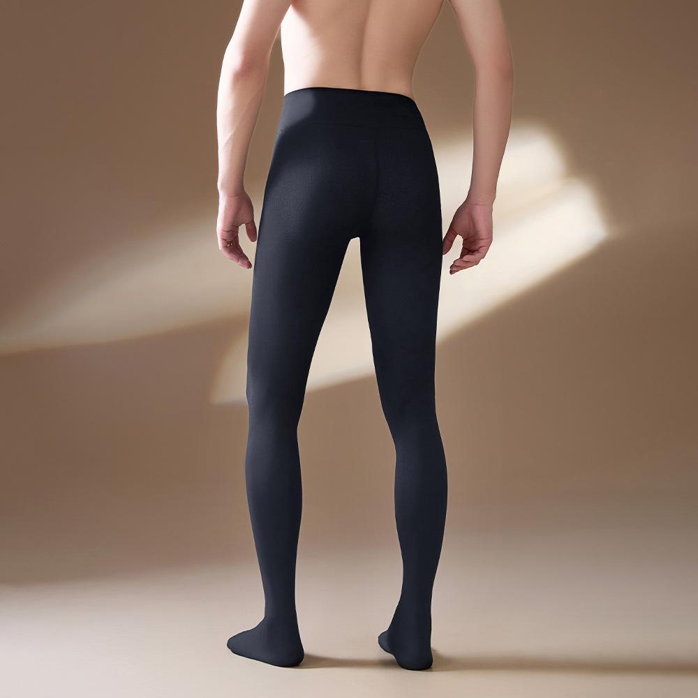 Men's Velvet Warm Leggings: Autumn & Winter 120D U-Shaped Design for a Smooth, Tight Fit
