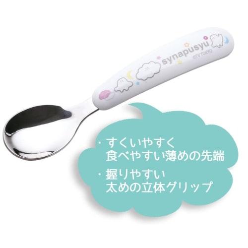 Skater Stainless Steel Spoon and Fork Set for Kids, Baby Food, Shinapushu Design, for Boys and Girls, SFBS1-A