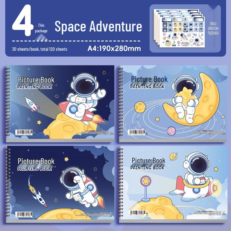 

Книга з картинками Каба Ведмідь Капібара: Потовщена книга для малювання та дудлів з мультяшними малюнками для учнів початкової школи