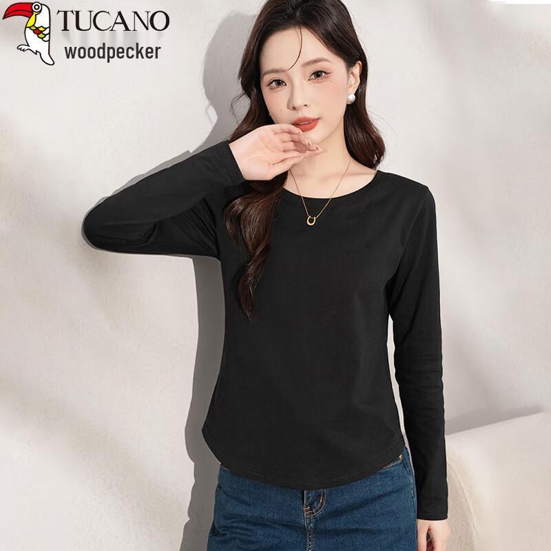 Woodpecker Women s Pure Cotton Long-Sleeve T-Shirt 2XL