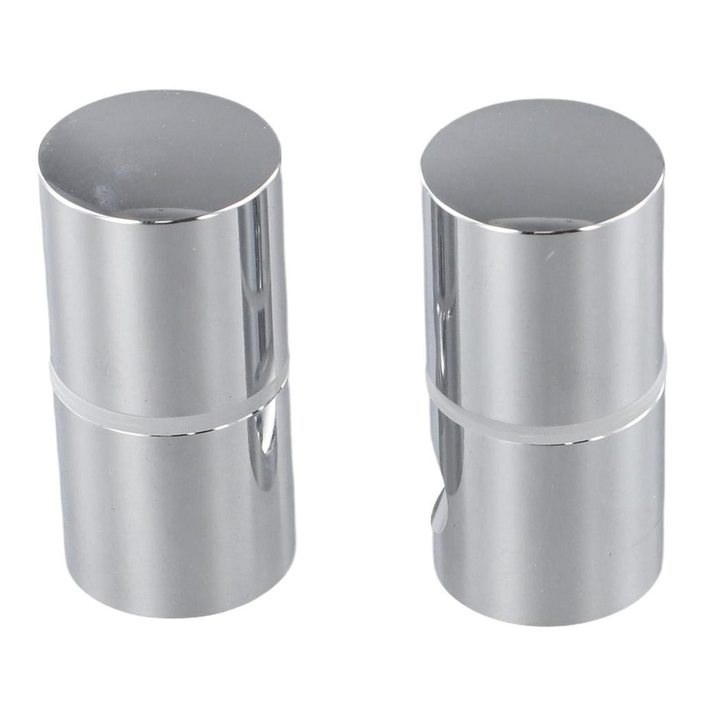 Zinc Alloy Bathroom Shower Door Handle Knob Single Groove Chrome Plated 30mm