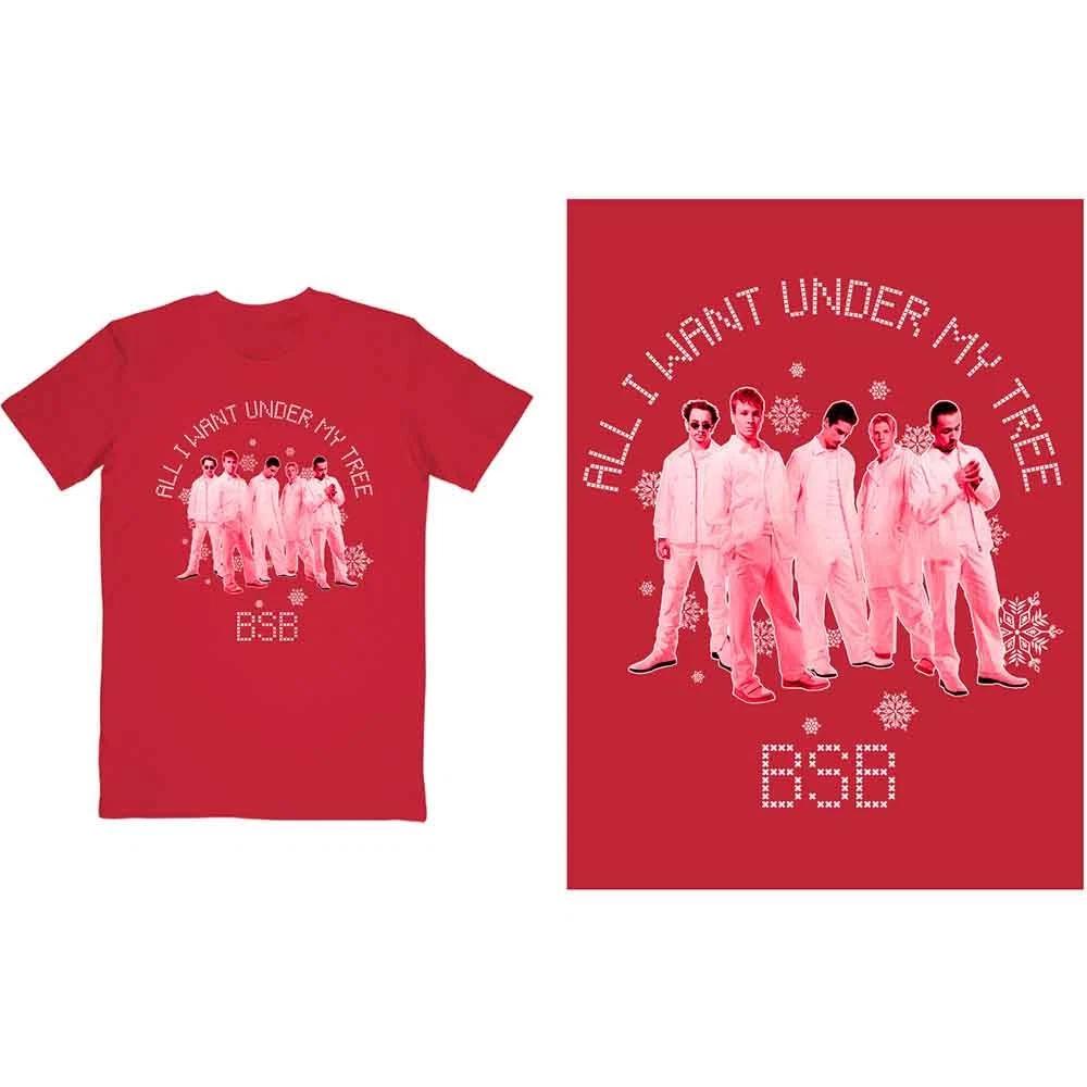 Backstreet Boys All I Want Xmas Licensed Mens T-Shirt 3XL
