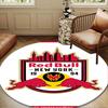 New York Bulls Crest Round Mat Home Decor, Chair Rug For livingroom,Bedroom, Doormat Home Decor Birthday Gift Christmas Gifts
