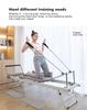 Velké skládací Pilates Reformer vybavení Core Yoga postel Domácí fitness hubnutí Ocel ABS oceli materiál Pilates stroj