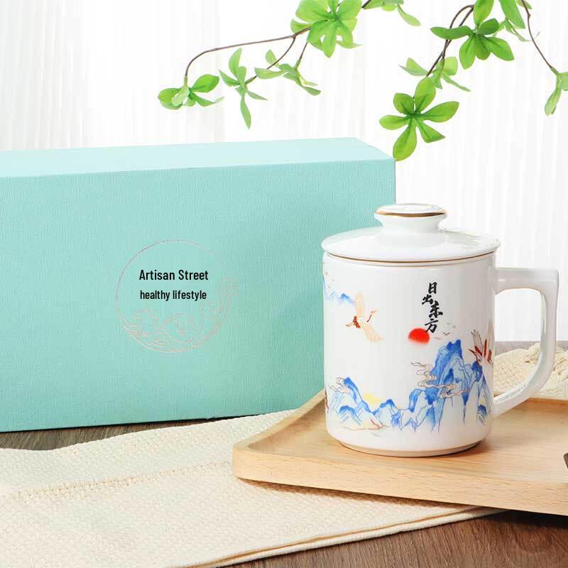Zankang Sunrise East Ceramic Office Cup Set