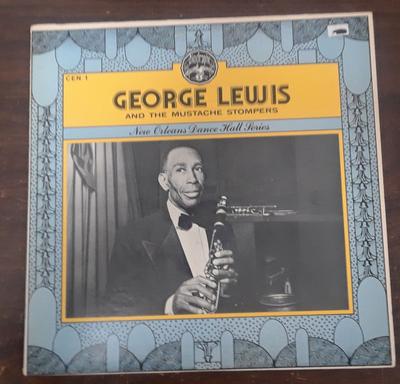 LP deska GEORGE LEWIS, THE MUSTACHE STOMPERS - George Lewis With The Mustache Stom CEN1 Center Records US Jazz Použitá