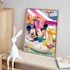 Full Round Diamond Painting Minnie Mickey On The Duck Art Rhinestone Picture Mosaic DIY 5D Cross Stitch Embroidery Home Decoration