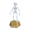 3D Printed Dancing Skeleton Aquarium Bubbler Plastic Water Dance Skull  Aquarium Landscaping