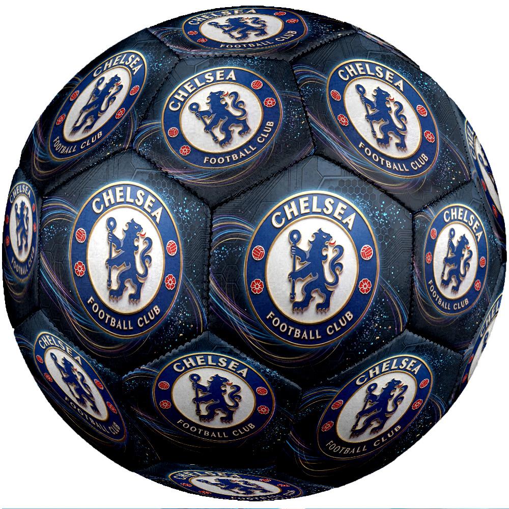 Chelsea FC Thema Fußball Ball Größe 5 Fußball Ball Weiche Haptik Professioneller Trainingsfußball für Outdoor-Sportarten