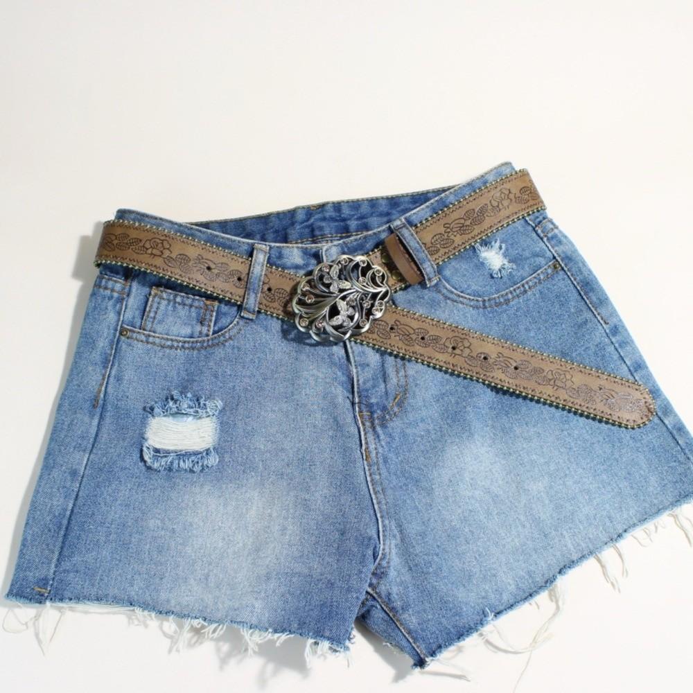 Luxury Waist Belt Engraved Buckle Waist Chain Vintage Metal Buckle Belt for Jeans