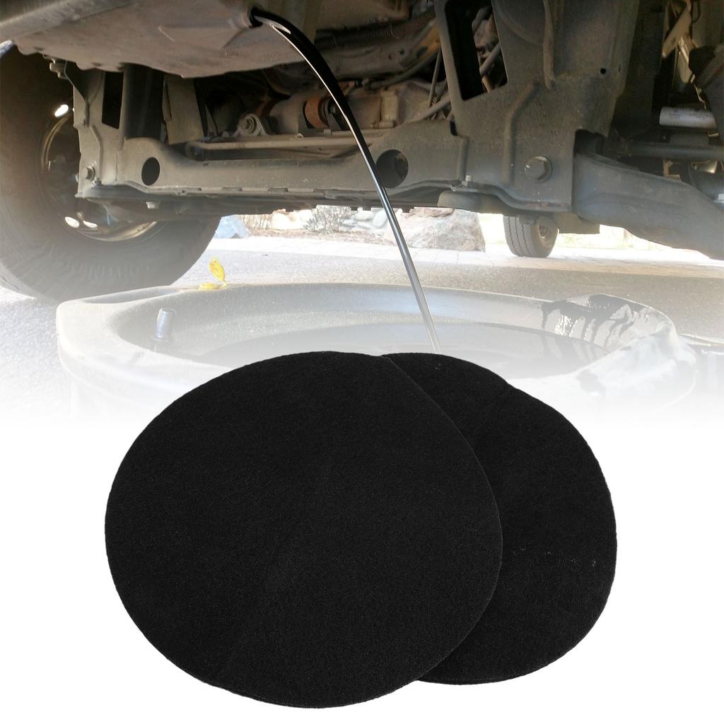 2pcs Oil Drain   Pad for Car   Changing Drain Pan 38cm Round Oil Change Mat