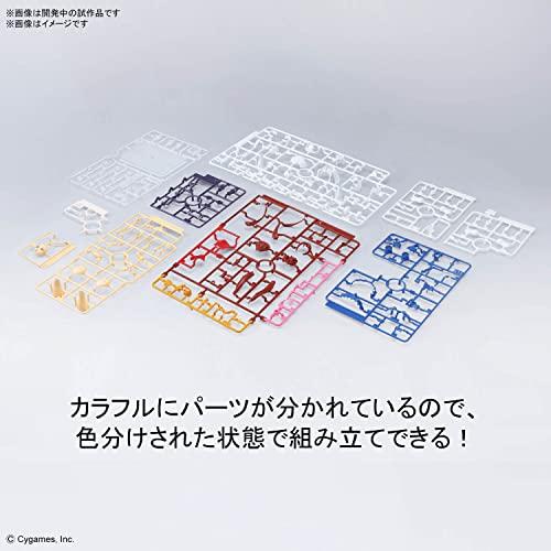 BANDAI SPIRITS Standardní plastový model Uma Musume Pretty Derby Tokai Teio s barevným kódováním, velikost pro zvýšení postavy.