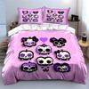 Skull-Themed Cute Accessories Set Kid'S And Adults' Bedroom Decor, Exquisite Three-Piece Bedding Set Gift
