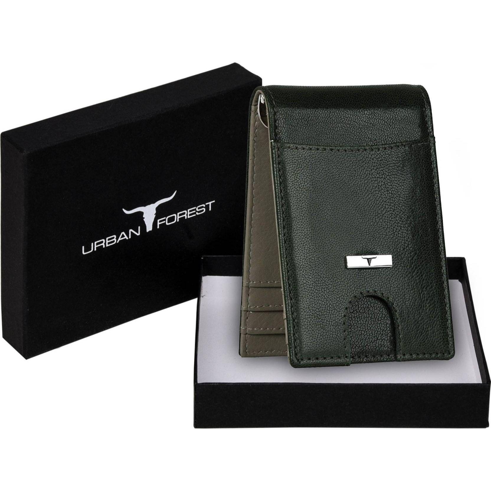 

Мужской зажим для денег из натуральной кожи с RFID-меткой - Мини (7 слотов для карт)