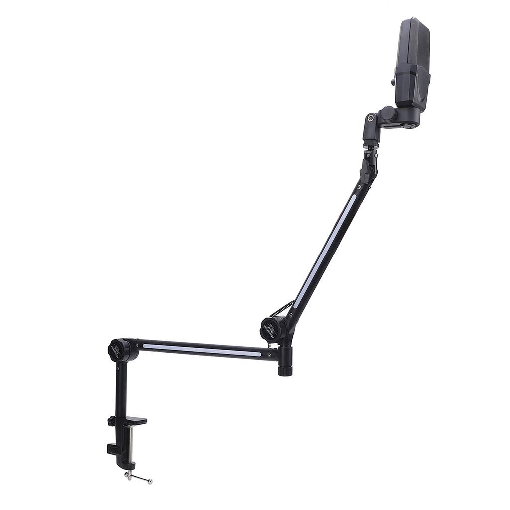 USB Condenser Microphone Adjustable Desktop Microphone Stand RGB Mic Stand Kit for Home Live Streami