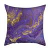 Povlak na polštář s mramorovou texturou Fialový Barevný Pruhovaný Povlak na polštář Pasový Potisk Skály Obývací pokoj Domácí dekorace