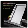 Food-Grade 304 Stainless Steel Rectangular Tray