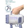 64 Holes Electric Bubble Machine with Lights Bubble Maker Hand Held Bubble Blowers Outdoor Toys for Children