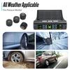 Solar Wireless Car Tire Pressure Monitoring System with 4 External Sensors