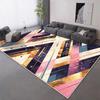 Tappeto Geometrico Moderno per Soggiorno Decorazione Casa Nordica Tappeto a Pelo Corto Antiscivolo 200x300 Cm Camera da Letto Tappetino Pieghevole per Divano