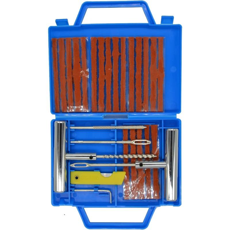 Heavy Duty Tire Plug Kit 12/26Pcs - Professional Tools for Tubeless Tyre Flats Fix Set for Cars Universal Tire Repair Plugs Kit