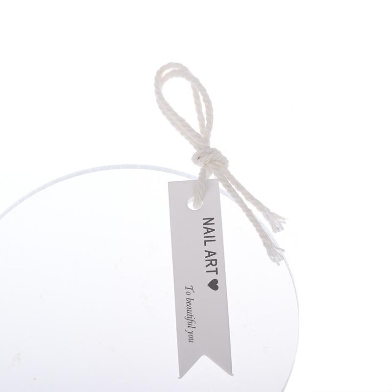 1 Stück Unregelmäßiges Acryl Nail Art Falsche Spitzen Display Board Transparent Nagel Gel Lack Displayständer Maniküre Ausstellungsregal