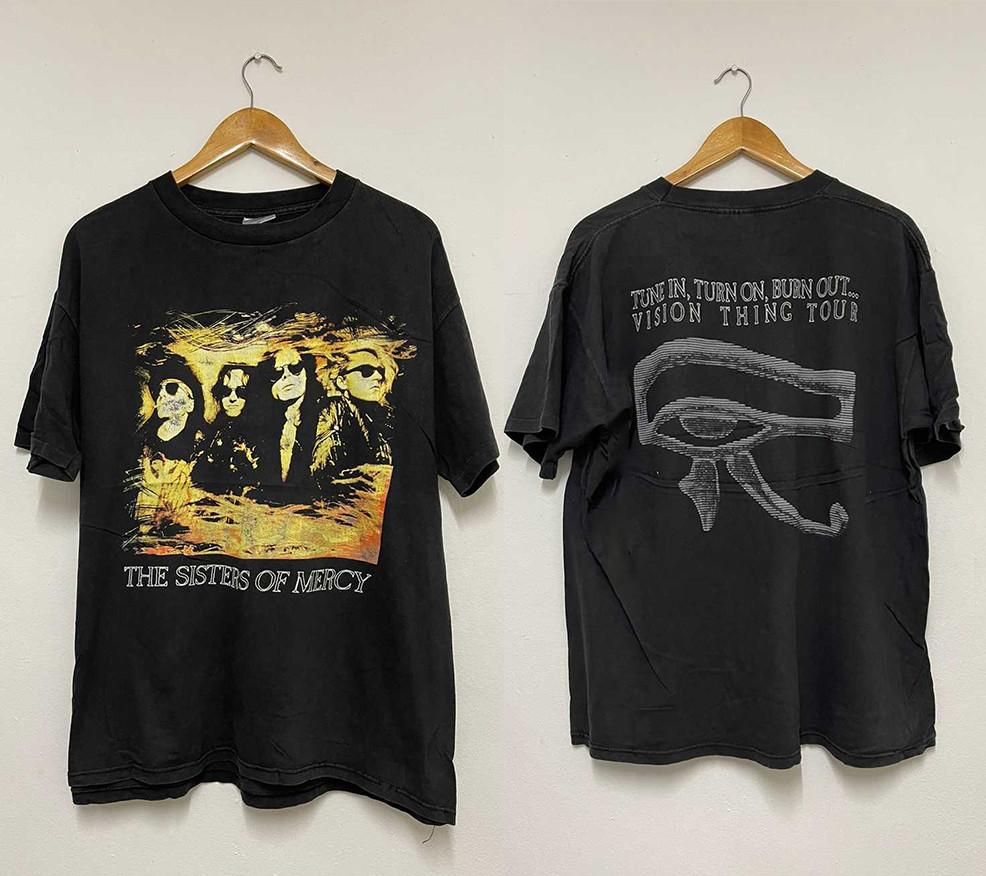 

The Sisters Of Mercy Vision Thing 2-стороння унісекс футболка 100% бавовна S-5XL MC604 Унісекс футболка S